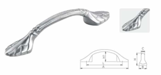 Staal SUS304 Kasten Handleed Meubels Roestvrij staal 304 Handle Keukenkasten Door Handle