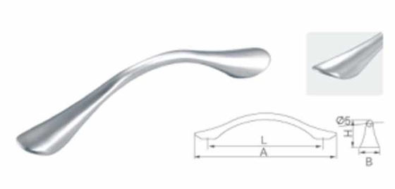 Staal SUS304 Kasten Handleed Meubels Roestvrij staal 304 Handle Keukenkasten Door Handle