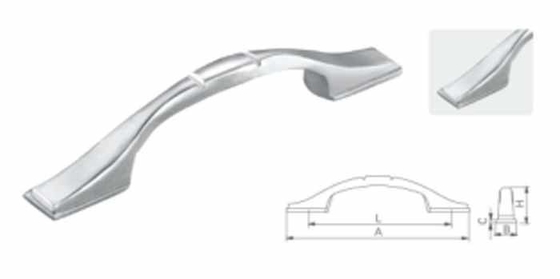 Staal SUS304 Kasten Handleed Meubels Roestvrij staal 304 Handle Keukenkasten Door Handle