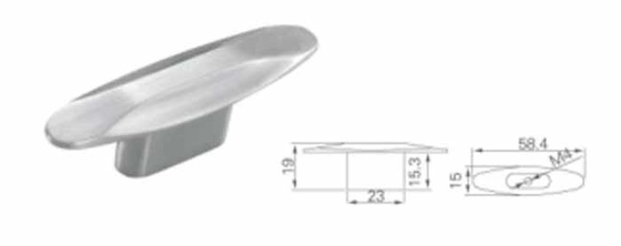 Roestvrij staal SUS304 knopen Meubelen Messing deurknop en handvat Decoratieve laden Handwerk Hoornknopen