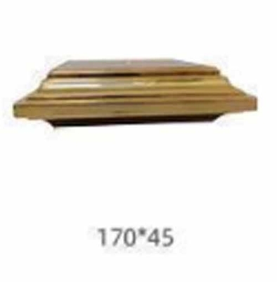 Custom Die Cast Aluminium Staircase Aluminium hek Post Cap 5 In X5 In