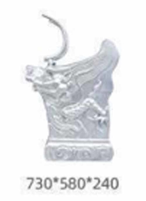 50x50 65x65 Decoratieve vierkante basis Aluminium Ronde omheining Post Caps