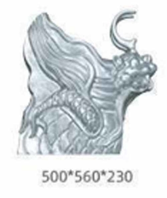 50x50 65x65 Decoratieve vierkante basis Aluminium Ronde omheining Post Caps