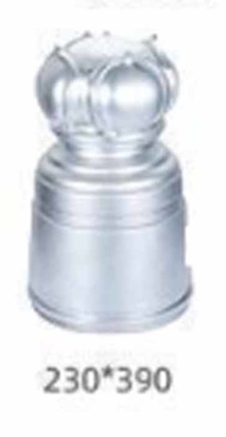 50x50 65x65 Decoratieve vierkante basis Aluminium Ronde omheining Post Caps