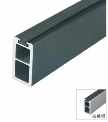 Advanced Grade Garderobe-buis Kleding Hanging Pole Aluminium legering Badkamer Garderobe Chrome Pipe