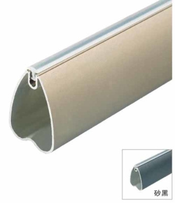 14.5mm Kleding Hangende Ovale Staaf Aluminium Alloy Garderobe Staaf Spinnekop Staaf