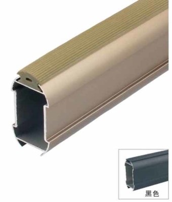 14.5mm Kleding Hangende Ovale Staaf Aluminium Alloy Garderobe Staaf Spinnekop Staaf