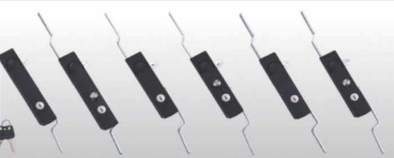 Elektrisch kasten deur slot verbindend zwart poeder bekleed staaf controle slot