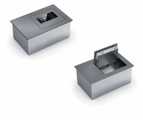 High End Anti-theft Fingerprint Jewelry Box Supplies Safe Box Leather Organizer Wardrobe Accessories