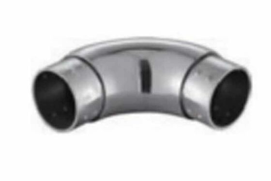 Modern Design Stainless Steel Square Tube Connector for Balcony Stairs Hotel Applications