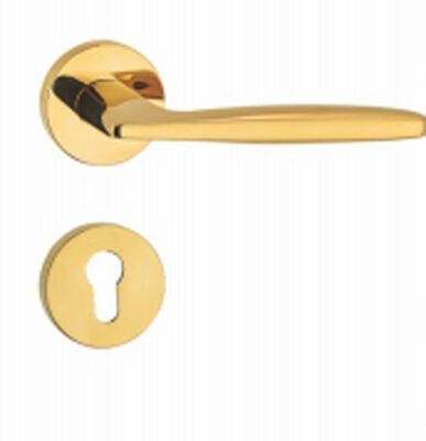 British Modern Split Lock, Zinc Alloy Grey Handle Door Lock, Bedroom Interior Lock, Wooden Door, Silent Lock