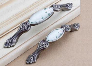 Antieke Marmeren de Deurknoppen en Handvatten van de Patroon Ceramische Keuken Lichtgewicht