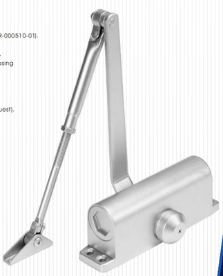 Op zwaar werk berekende Regelbare Automatische Deur - dichter Vermeld Middel voor 150 Kg-Deur