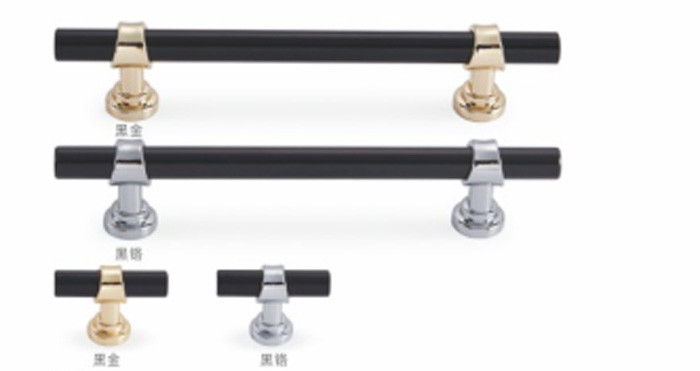 Nieuwe kleur Zink en aluminium legering trekken Keukenkasten deurgrepen Kasten laden greep trek meubelgrepen