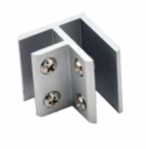 Hardware Roestvrij staal Frameless Framed Verborgen Pivot Mirror Glas Douche deur scharnier Voor douche glazen