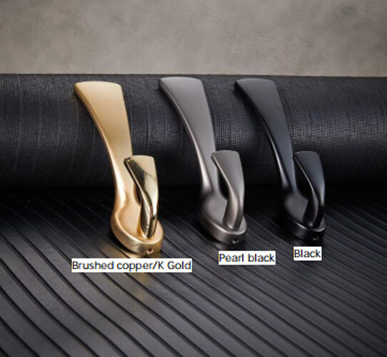 Nordic Black Simple Hook Metal Coat Hat Hook for Wall Zinc Clothing Coat Wall Hooks