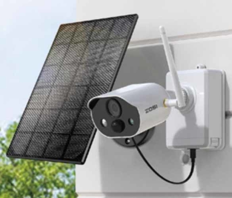 2 objectieven 8MP 4K draadloos Noord-Amerika 4G LTE Zonne-energie Bewaking Beveiliging PTZ Camera Buiten 4G Sim Card Zonne-CCTV-camera