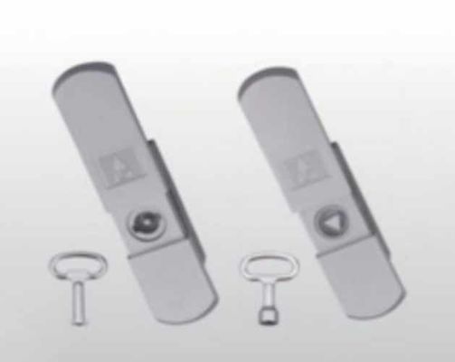 Hoogbeveiligde Elektrische Kastdeurvergrendeling Roestvrij Staal Hemel Aarde Koppeling Boven Onder Koppeling Vergrendelingen