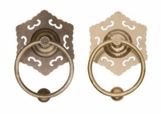 Bloemvormige deurklokker met satine afwerking helder afgewerkt anti-diefstal anti-roest antiek ontwerp metalen deur accessoires