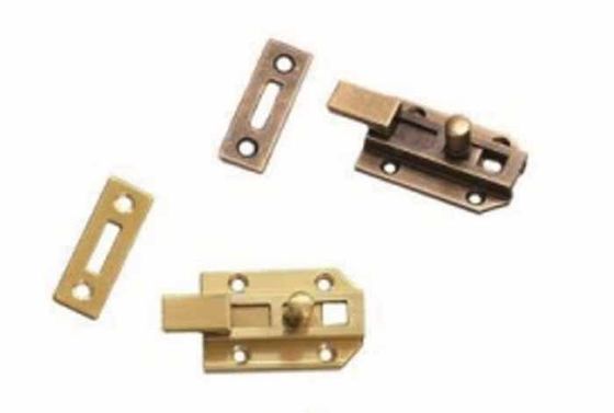 Verstelbare Dagschoot Antieke Raam Deur Bout En Huishoudelijk Messing Slot Met 2 Sleutels