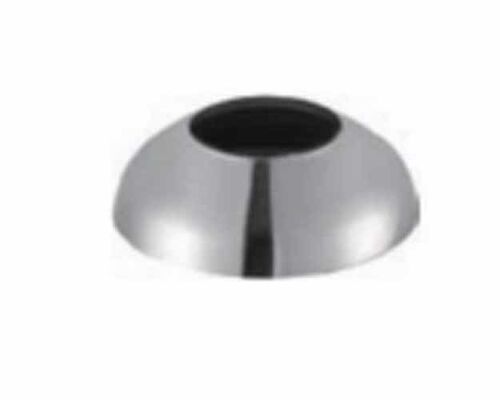 Universale pijpleiding van roestvrij staal Garderobe Hardware met dikker hanger Handdoek en kleding Rail Sferische flens Flens Base