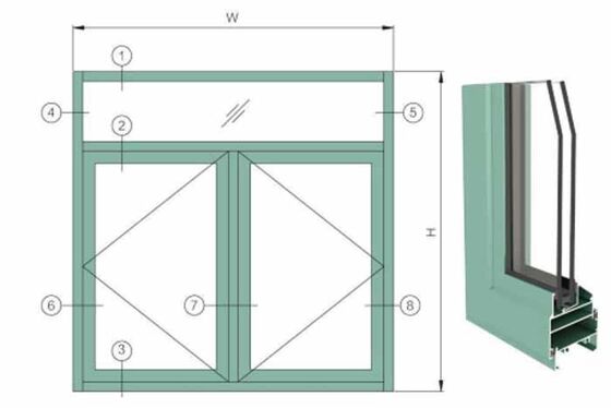 Australische normen containerhuis Melbourne dubbelglas aluminium schuiframen