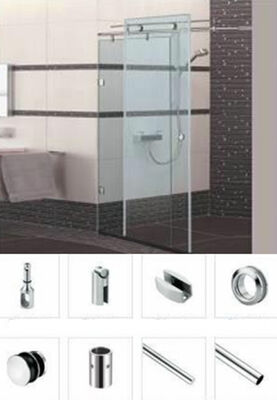 Hoek gemonteerd standaard badkamer armaturen metalen badkamer accessoires omkeerbaar schort combineert stijl en functionaliteit