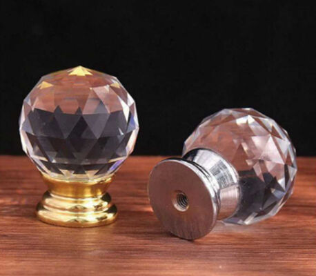 Moderne stijl kristallen kast handvaten zink ballen knopen voor kast laden keuken en badkamer kleedkamer decoratieve kristallen