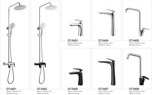 Dek Opgezette van het de Kraantoilet van de Watervalgootsteen de Badkamerstapkranen van Chrome